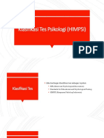 PPD Pertemuan 12 (Klasifikasi Tes Psikologi HIMPSI)