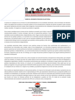 25mayo2021 - Sobre El Reciente Proceso Electoral