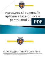 Taxe Locale 2016