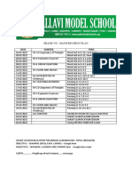 Math Revision Plan-Grade VII