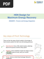 ENGM071-Lecture 5-HEN Design For Maximum Energy Recovery