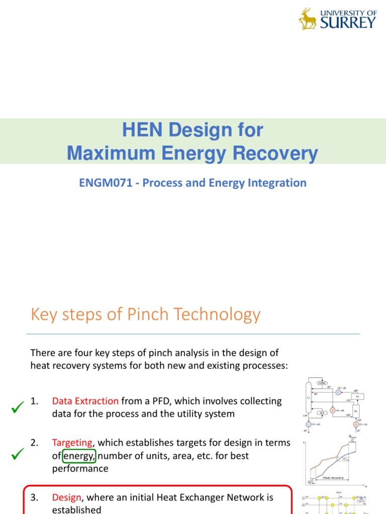 HEN Design for Energy Recovery | PDF | Heat Exchanger | Heat