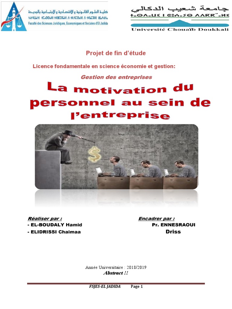 Impact de la motivation sur la performance | PDF | Motivation | Motivant