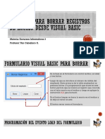 Tutorial Borrar Registros de Access Desde Visual3