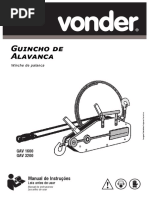 Guincho Alavanca Vonder Gav 1600 1.6 Ton 20m de Cabo de Aco Refid[13621]