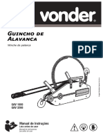 Guincho Alavanca Vonder Gav 1600 1.6 Ton 20m de Cabo de Aco Refid[13621]