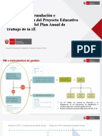 Presentacic Ntrumentos de Gestion Institucional PEI RI PAT