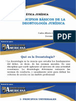 Principios Básicos de La Deontología Jurídica