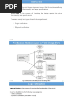 Verification Is The Process of Checking The Design Against The Given