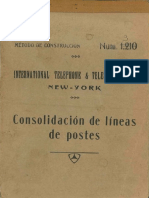 1926 Metodo de Construccion Itt 000 003 Consolidacion de Lineas de Postes Red