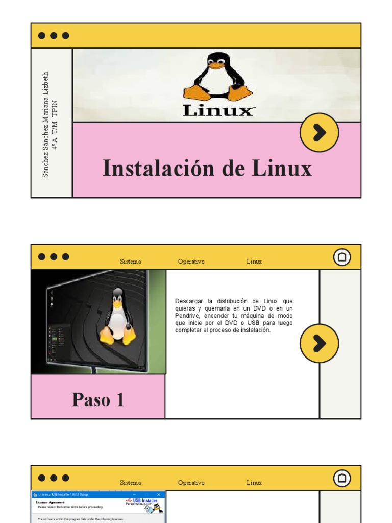 Instalación de Linux desde USB | PDF | Memoria USB | Distribución de Linux