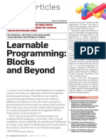 Learnable Programming: Blocks and Beyond