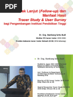 Tindak Lanjut Dan Manfaat Tracer Study - BSB