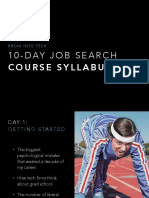 10-Day Job Search Course Syllabus: Break Into Tech