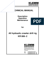 Technical Manual: Description Maintenance Operation