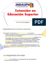 La integralidad de la extensión universitaria en el currículo