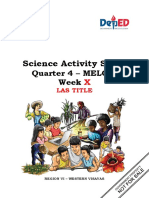 Science Activity Sheet: Quarter 4 - MELC Week