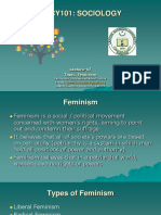 Lec 17 Feminism