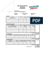 Análisis de precios unitarios de codos PVC para acueducto