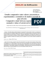 AE-López Oscar - Gómez, E. Et Al (2017)-Estudio Comparativo Valores Experimentales y Normativos de Madera