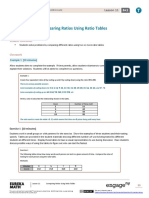 Lesson 11: Comparing Ratios Using Ratio Tables: Student Outcomes