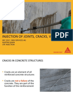 Injection of Joints, Cracks, Voids: Dec 2017, Sika Services Ag Haktan Sahin Cpe Injection