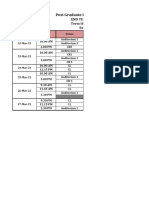 PGDM 2020 - End Term Exam Schedule & Sitting Plan - Term III