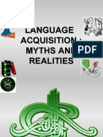Language Acquisition Myths & Realities 