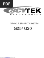 Vehicle Security System: Downloaded From Manuals Search Engine