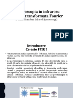 Spectroscopia in infrarosu folosind transformata Fourier (Fourier