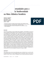 Desafios e oportunidades para conservar a megadiversidade da Mata Atlântica