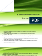 Business Continuity Plan: Simon, Jamal, Salum, Enoch
