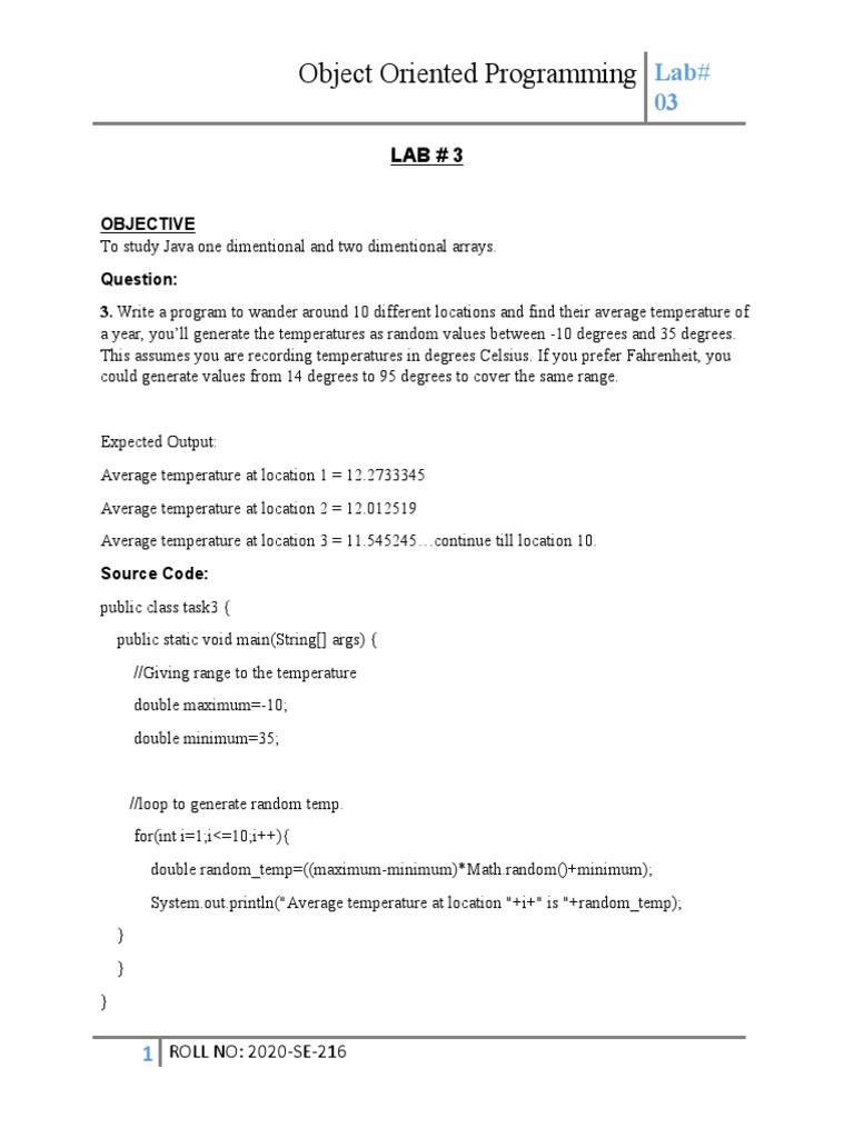 Object Oriented Programming: Objective 3 | PDF | Playing Cards | Ephemera