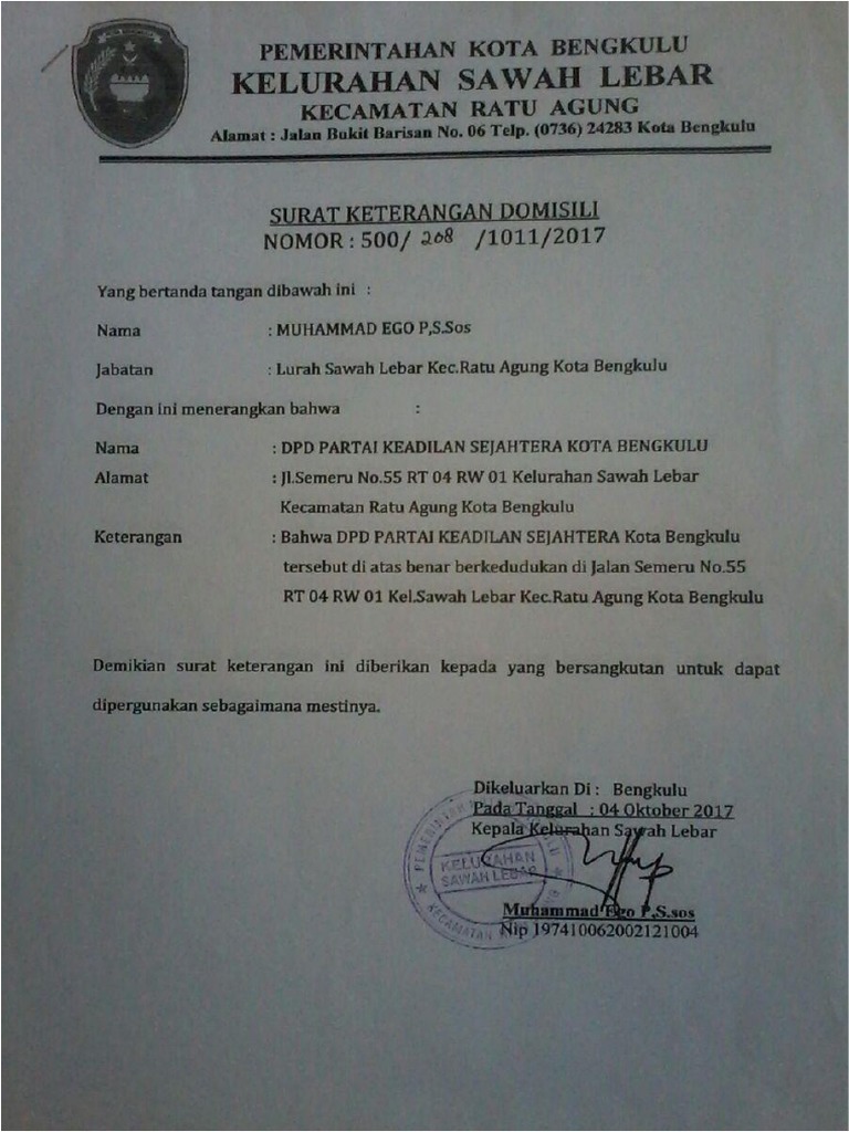 Download 60+ Contoh Surat Surat Domisili Terbaik Gratis