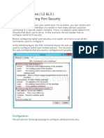 Securing Devices - Port Security LAB