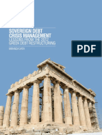 Sovereign Debt Crisis Management: Lessons From The 2012 Greek Debt Restructuring