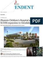 Phoenix Children's Announces Glendale Expansion - Daily Independent 5.26.21