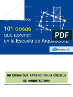 101 Cosas Que Aprendí en La Escuela de Arquitectura-Arquinube