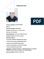 CV Lautaro Ferrer