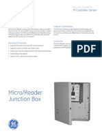 Micro/Reader Junction Box: M Controller Series