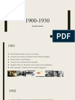 Principales eventos 1900-1930