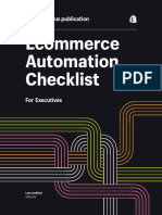 Ecommerce Automation Checklist for Executives