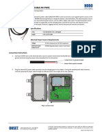 External DC Power Cable (CABLE-RX-PWR) : Specifications