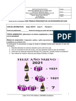 Guia No1 MATEMÁTICA GRADO 6