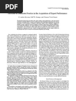 Download Ericsson et al - Role of Deliberate Practice in Acquisition of Expert Performance by tony13touch SN50947539 doc pdf