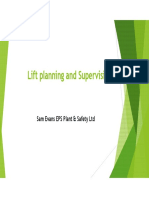 Lift Planning and Supervision N Ireland October 2017
