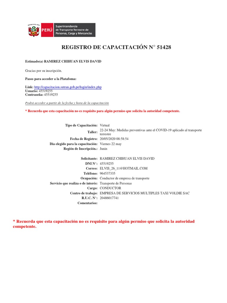 Regis Tro Capac It 51428 | PDF