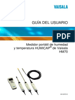 HM70 User's Guide in Spanish