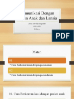 Komunikasi Dengan Anak Dan Lansia - JECLIN INEBEL DOLONGTELIDE - 19101105011