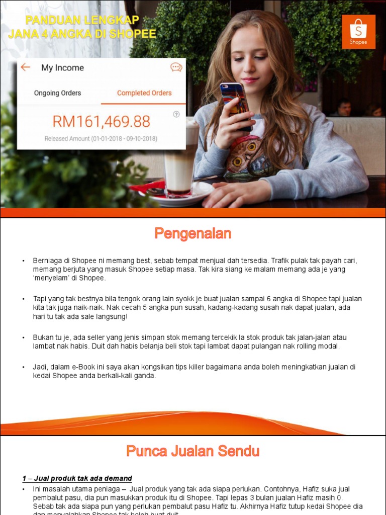 Tips Jualan Laris di Shopee | PDF | Karier & Perkembangan | Bisnis